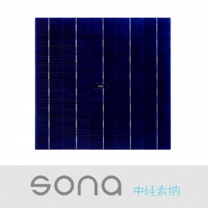 中硅索纳/五主栅多晶硅太阳电池