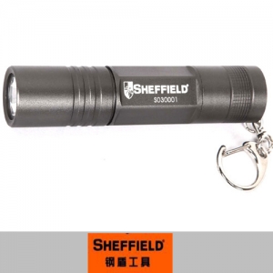 SHEFFIELD/钢盾 高强度铝合金手电筒 S030002 12LM/6LED 3节7号电池 1只