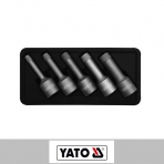 YATO/易尔拓 断丝取出器组套 YT-0624 5件 1/2"DR→8,10,12,14,16mm 1套