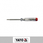 YATO/易尔拓 VDE 测电笔 YT-28301 AC125-250V 3×140mm 1支