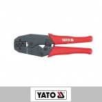 YATO/易尔拓 棘轮压线钳（绝缘端子） YT-2296 0.5-6.0mm² 220mm 梯形 1把