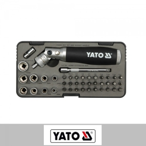 YATO/易尔拓 高档棘轮螺丝批组套（42件） YT-2806 42件 6-13mm 1套