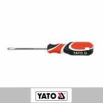 YATO/易尔拓 航空级三色柄一字直切螺丝批 YT-2602 3×100mm 1支