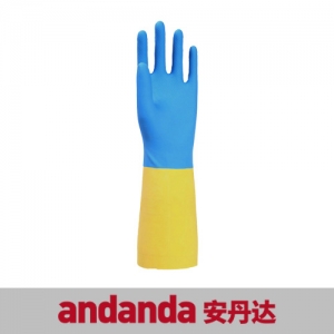 安丹达 Neo-Latex 双色氯丁涂层手套  10354（8/9/10）